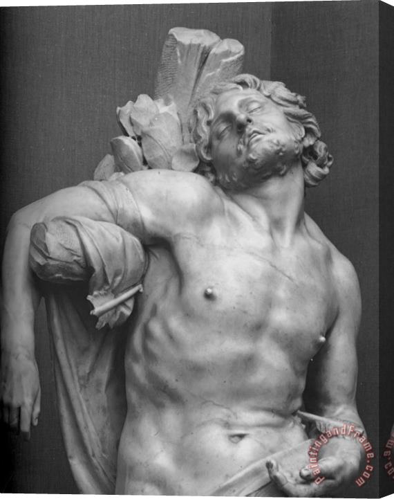 Gian Lorenzo Bernini Saint Sebastian [detail] Stretched Canvas Print / Canvas Art